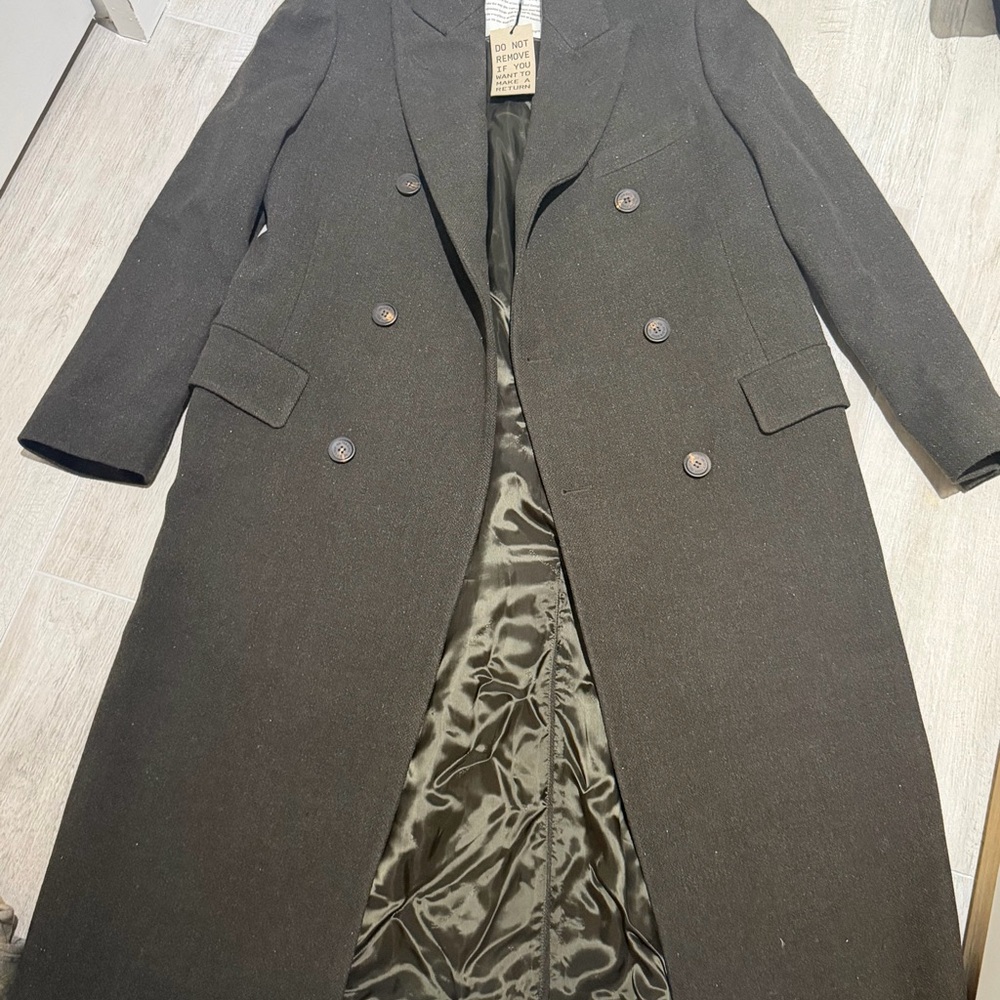 Golden Goose men’s Double-Breasted trench coat size 46 brand new brown